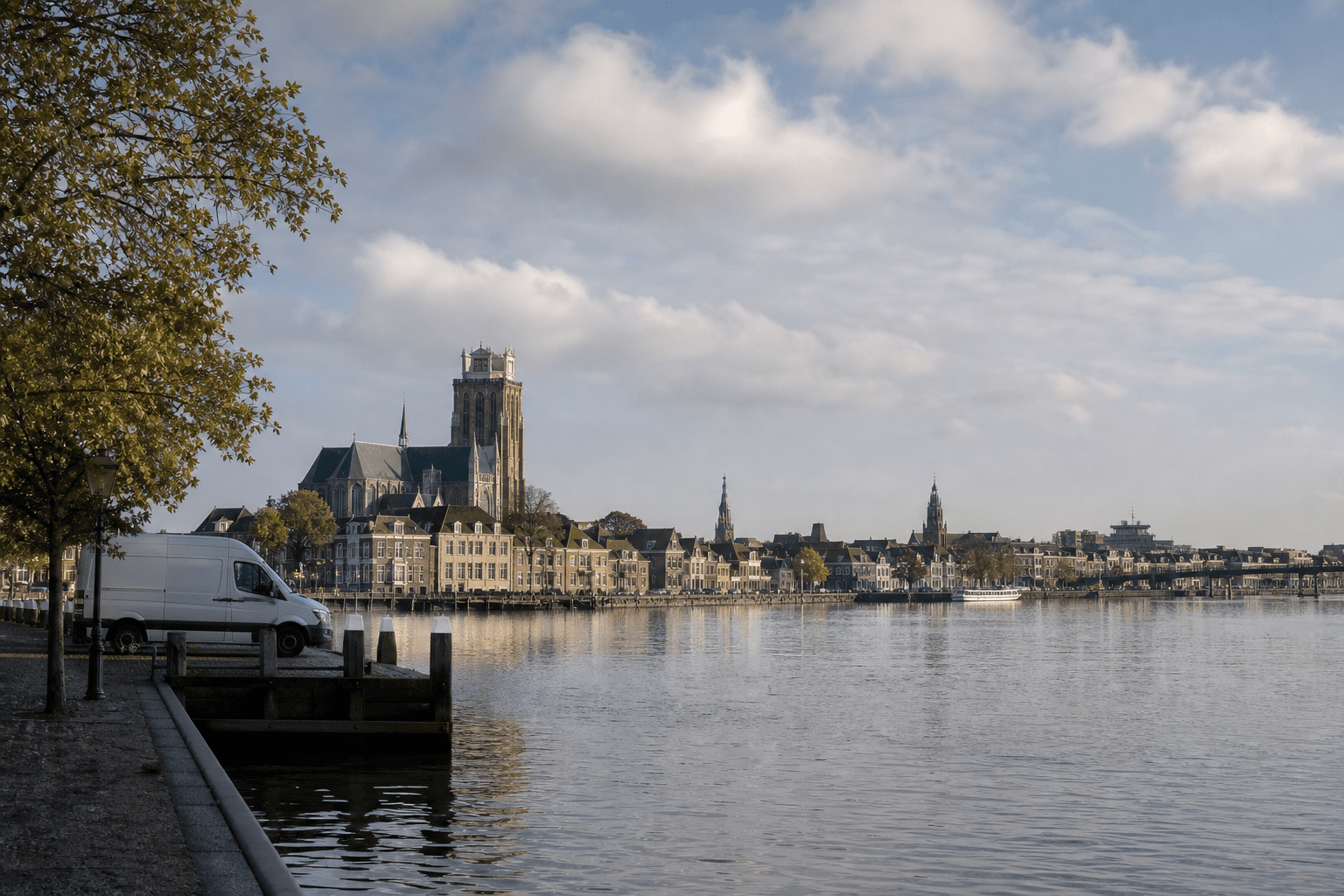 Regio Drechtsteden rivier en stad — werkgebied elektricien BMI Electrotechniek Dordrecht
